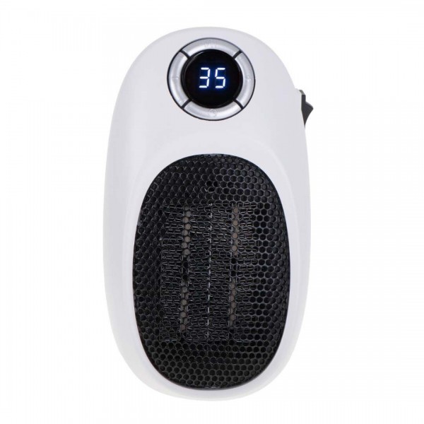 ADLER LED PORTABLE FAN HEATER 1500W WHITE