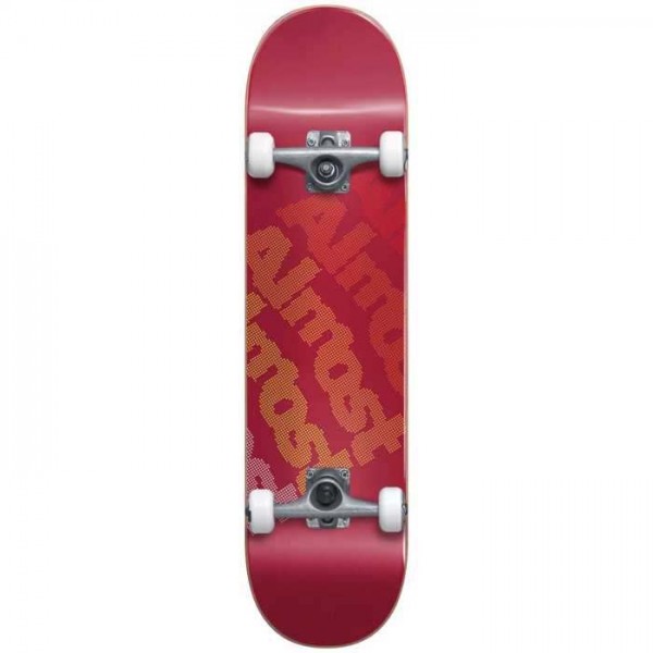 ALMOST Light Bright FP Complete Skateboard 7.75' - Κόκκινο 