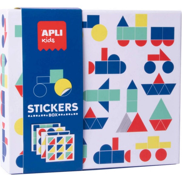 Apli Kids Aυτοκόλλητα Box Geometric Vehicles για Παιδιά 3+ Ετών #18359