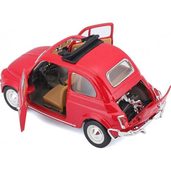 Bburago 1/24 Fiat 500L (1968) Red #18/22099