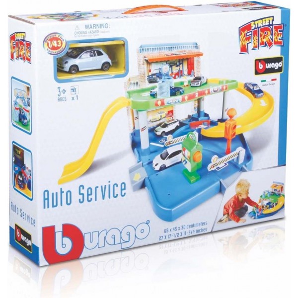 Bburago Πίστα Street Fire Auto Service για 3+ Ετών #18/30039