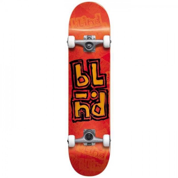 BLIND OG Stacked Stamp FP Complete Skateboard 8' - Orange 