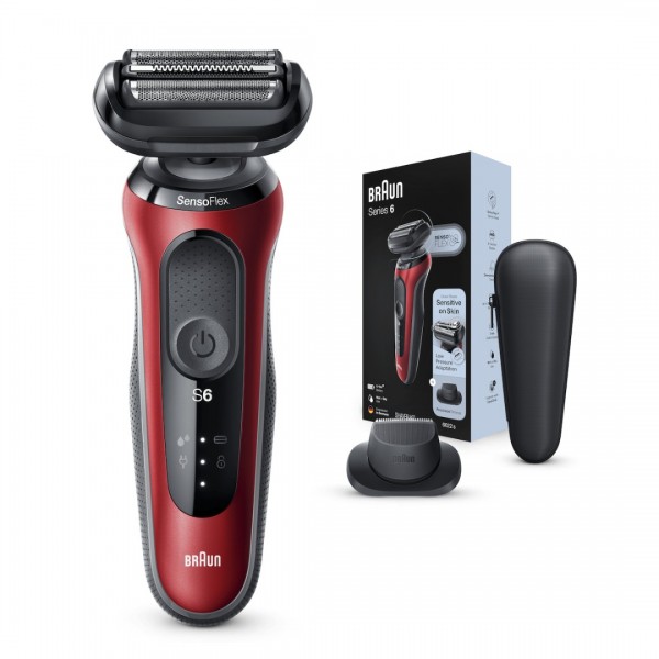 Braun - Shaver Series 6 61-R1200s - Red #1210998