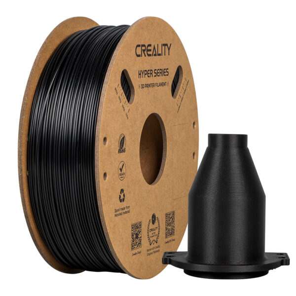 Creality Hyper ABS Black 3D Printer Filament, High Speed high fluidity, 1 kg Spool1.75