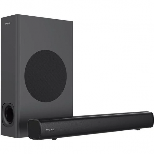 Creative - 2.1 High Performance Under-monitor Soundbar with Subwoofer #1199465