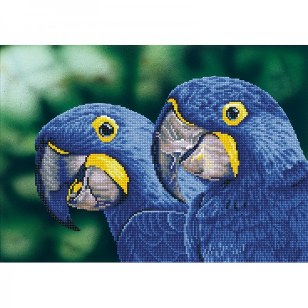 Ψηφιδωτό Diamond Dotz - Blue Hyacinth Macaws DD9.023