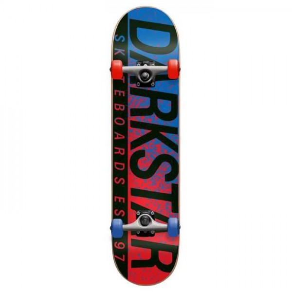 DARKSTAR Wordmark FP Complete Skateboard 8' - Red/Blue 