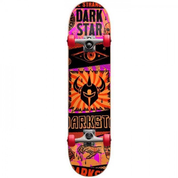 DARKSTAR Collapse FP W/Stocing Complete Skateboard 7.875' - Orange 