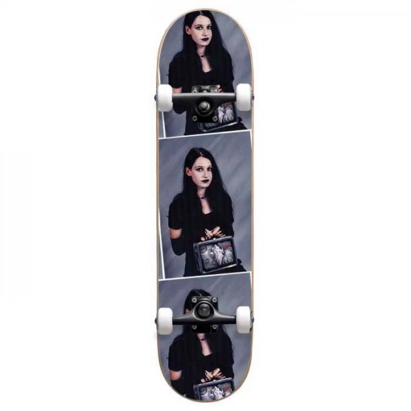 DARKSTAR Goth Girl FP Premium Complete Skateboard 7.875' - Μαύρο 