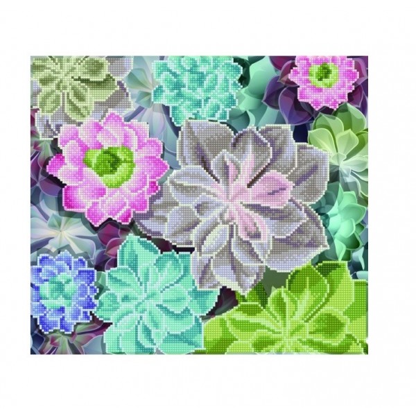 Ψηφιδωτό Diamond Dotz - Succulents 49389