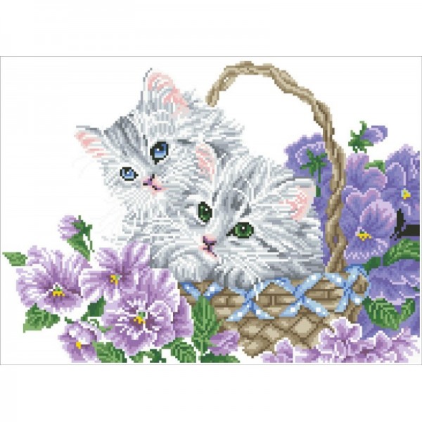 Ψηφιδωτό Diamond Dotz - Kitty Basket DD10.014