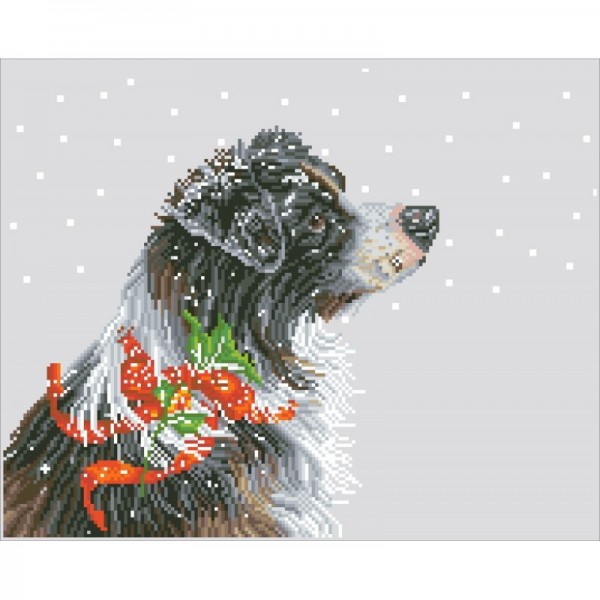 Ψηφιδωτό Diamond Dotz - Christmas Collie DD10.036