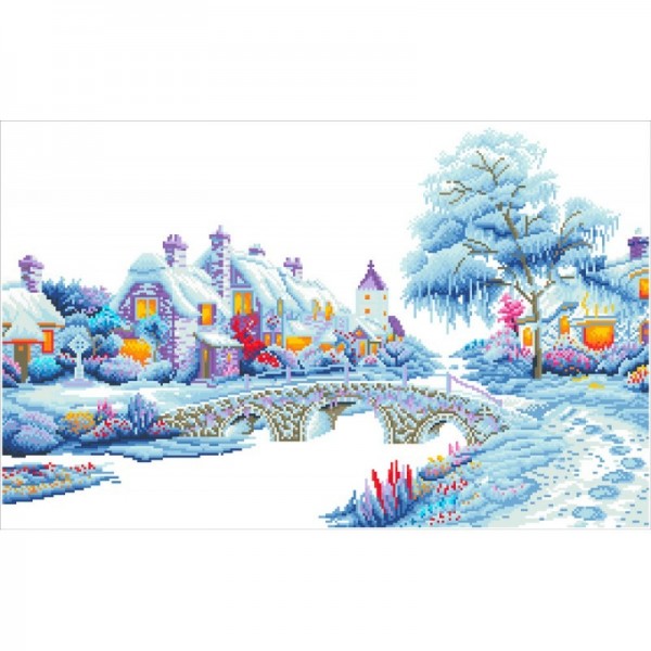 Ψηφιδωτό Diamond Dotz - Winter Village DD12.010