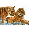 Ψηφιδωτό Diamond Dotz - Tigers in the Snow DD12.026