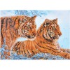 Ψηφιδωτό Diamond Dotz - Tigers in the Snow DD12.026