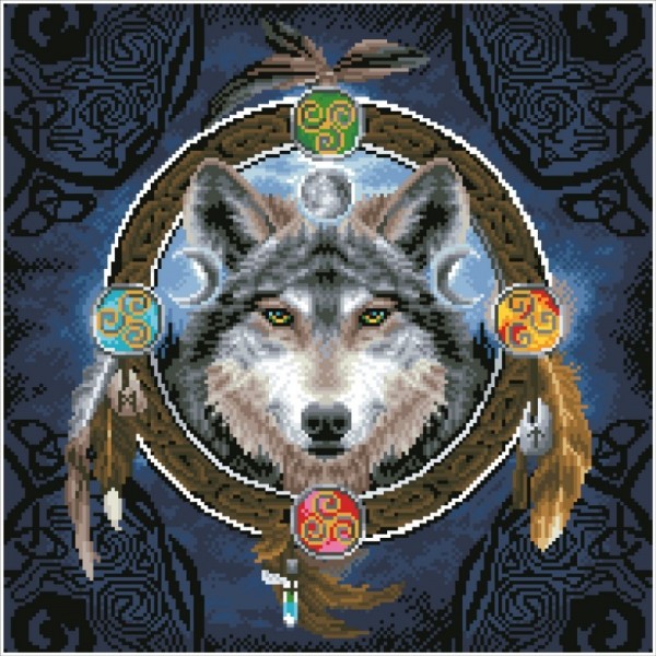 Ψηφιδωτό Diamond Dotz - Celtic Wolf Guide DD12.049