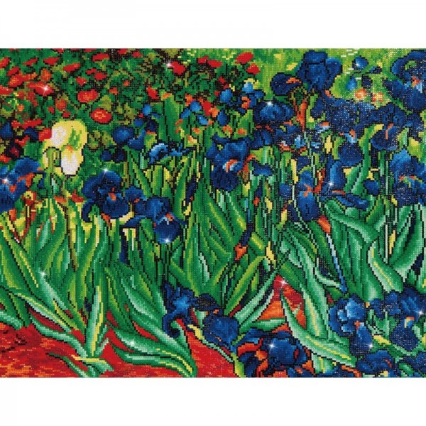 Ψηφιδωτό Diamond Dotz - Irises (Van Gogh) DD13.007