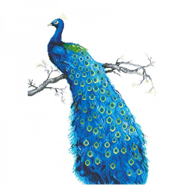 Ψηφιδωτό Diamond Dotz - Blue Peacock DD13.012