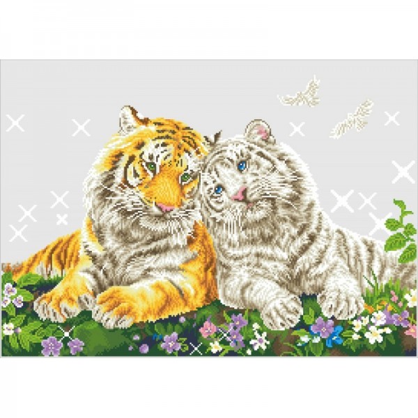 Ψηφιδωτό Diamond Dotz - Tiger Smooch DD13.026