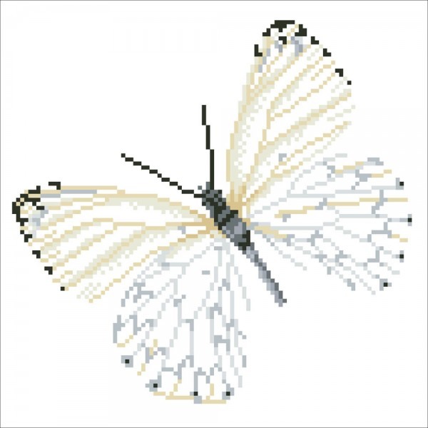 Ψηφιδωτό Diamond Dotz - Flutterby White DD5.021