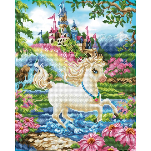 Ψηφιδωτό Diamond Dotz - Princess Unicorn #DD11.008