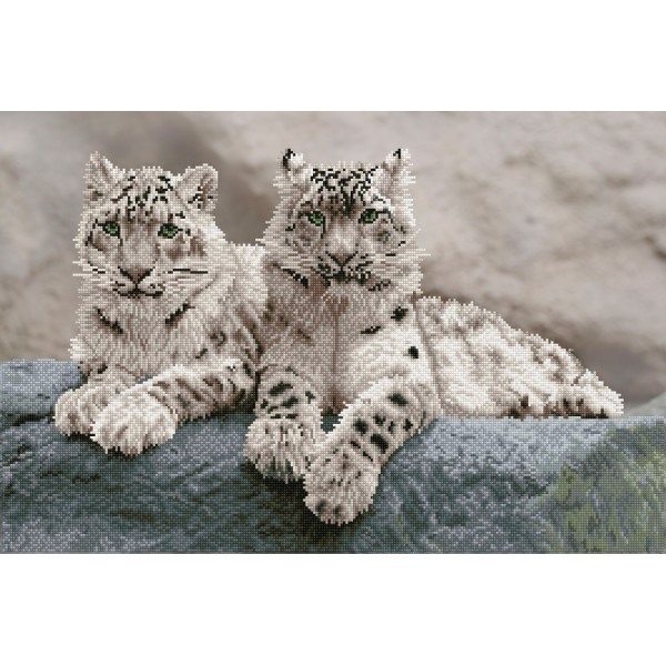 Ψηφιδωτό Diamond Dotz - Snow Leopards, Hemis National Park, Kashmir, India #DD12.064