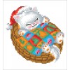 Ψηφιδωτό Diamond Dotz - Snug Christmas Kitty DD3.017