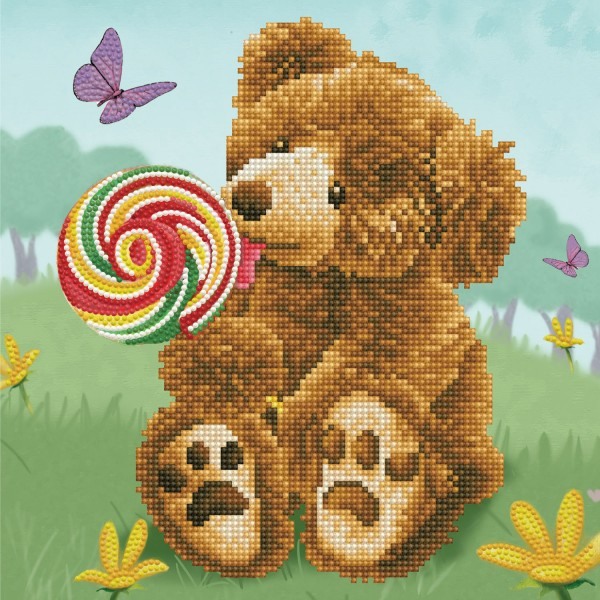 Ψηφιδωτό Diamond Dotz - Honey Pot Bear Lolly Pop Lick DD6.032