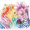 Ψηφιδωτό Diamond Dotz - Rainbow Zebras DD8.005