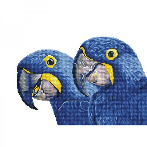 Ψηφιδωτό Diamond Dotz - Blue Hyacinth Macaws DD9.023