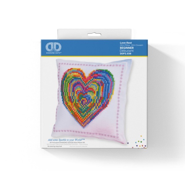 Ψηφιδωτό Mini Pillow Diamond Dotz - Love Rest DDP2.038