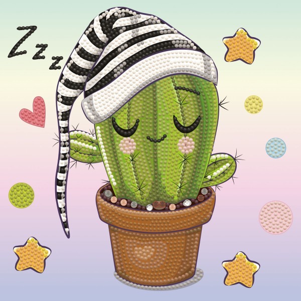 Ψηφιδωτό Diamond Dotz - Sleepy Cactus #DTZ3011