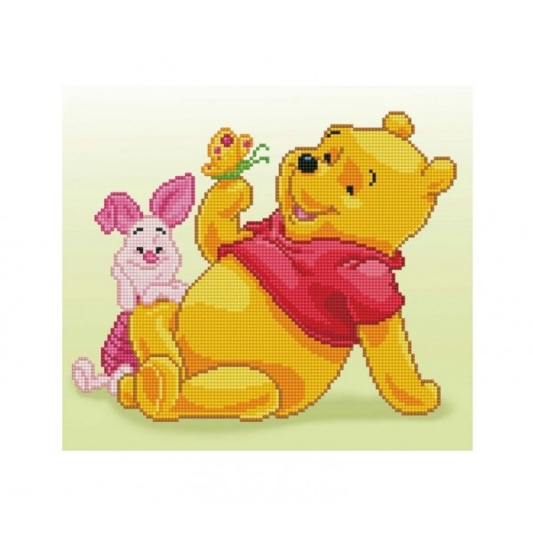 Ψηφιδωτό Diamond Dotz - Pooh with Pig