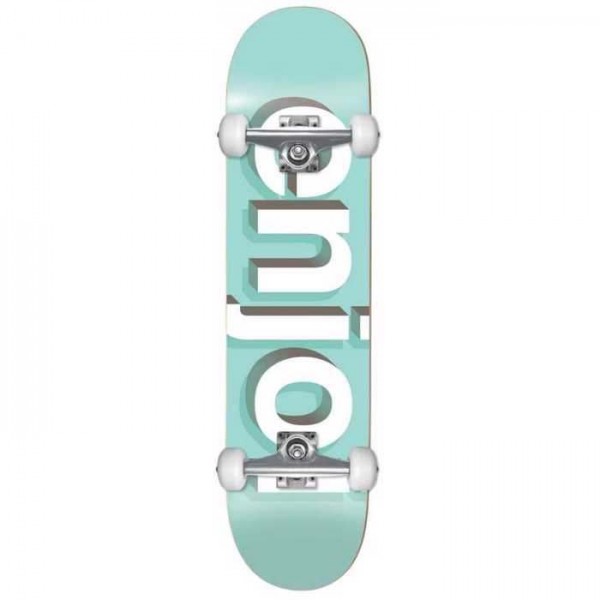 ENJOI Helvetica Neue FP Complete Skateboard 8' - Aqua 