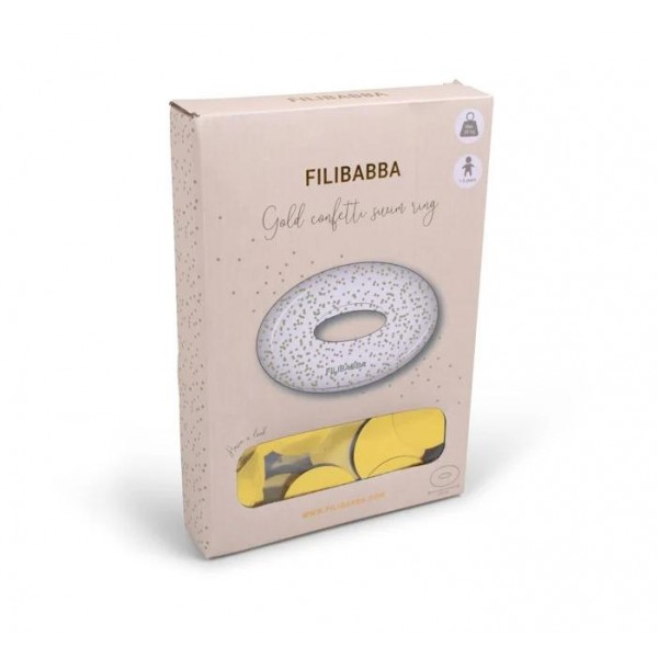 Filibabba - Swim ring Alfie - Gold Confetti #1203076