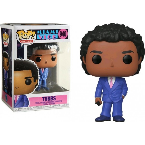 Funko - Funko Pop! Television: Miami Vice - Tubbs #940 Vinyl Figure