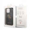 Guess “4G Logo Collection” Hard Case PU Leather Θήκη προστασίας από δερματίνη – iPhone 14 Pro (Γκρι) #GUHCP14L4GMGGR