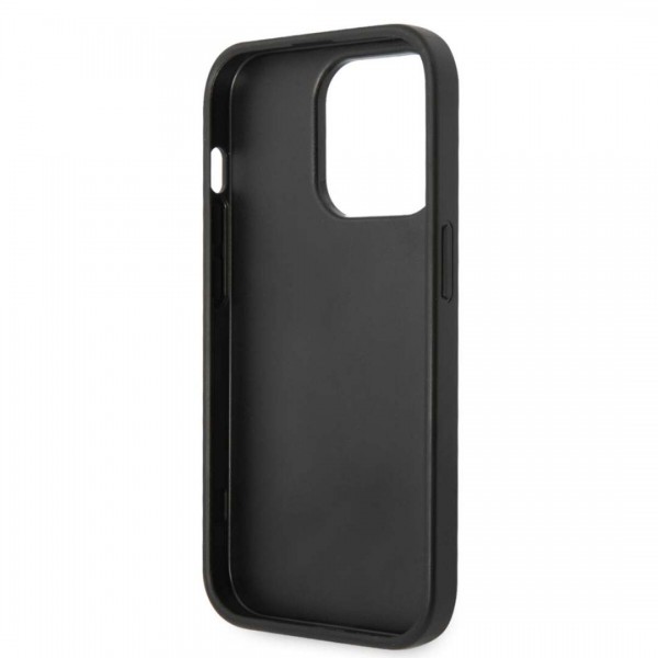 Guess “4G Logo Collection” Hard Case PU Leather Θήκη προστασίας από δερματίνη – iPhone 14 Pro (Γκρι) #GUHCP14L4GMGGR