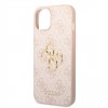 Guess “4G Logo Collection” Hard Case PU Leather Θήκη προστασίας από δερματίνη – iPhone 14 Plus (Ροζ) #GUHCP14M4GMGPI