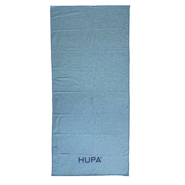 HUPA Towel FIZZY Suede Melange 200gsm & carry bag Blue