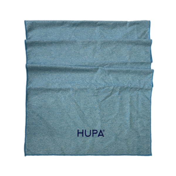 HUPA Towel FIZZY Suede Melange 200gsm & carry bag Blue