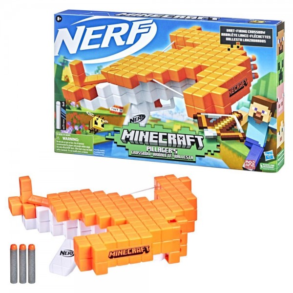 Hasbro Nerf: Minecraft - Pillagers Crossbow #F4415