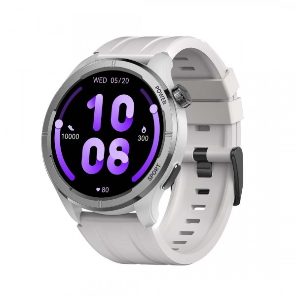 Haylou Solar Neo Silver - Smart Call Watch 1,35 TFT Screen BT5.3 IP68 Waterproof SOS Emergency Call