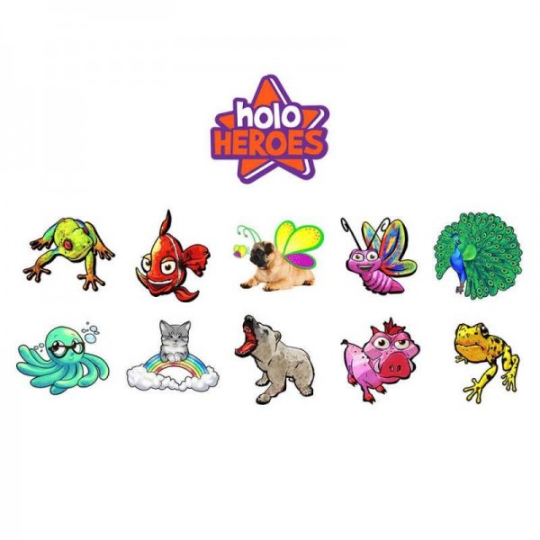 HoloToyz – Holo Heroes Augmented Reality Τατουάζ Επαυξημένης Πραγματικότητας #HTTA100HoloHeros 