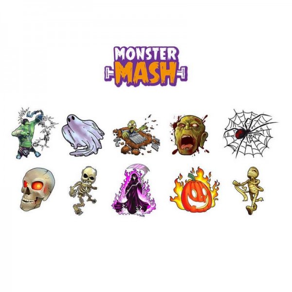 HoloToyz – Monster Mash Augmented Reality Τατουάζ Επαυξημένης Πραγματικότητας #HTTA100MonsterMash