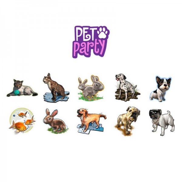 HoloToyz – Pet Party Augmented Reality Τατουάζ Επαυξημένης Πραγματικότητας #HTTA100PetParty