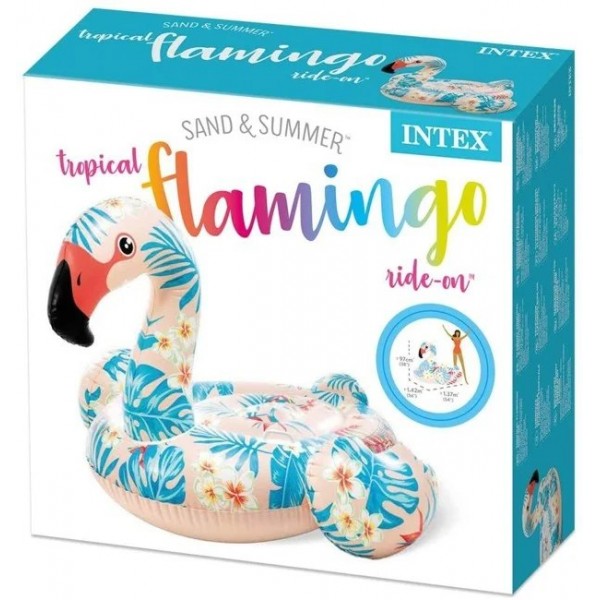 INTEX - Tropical Flamingo Ride-On #57559