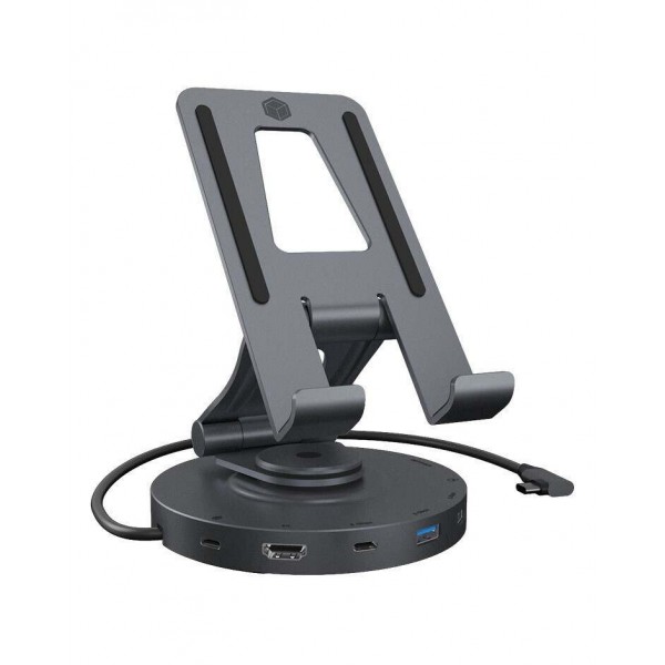 ICY BOX TABLET AND SMARTPHONE HOLDER UP TO 11' WITH 8IN1 DOCKING STATION