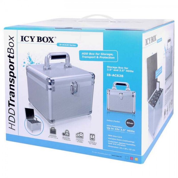 ICY BOX SUITCASE FOR 2.5' AND 3.5' HDDS