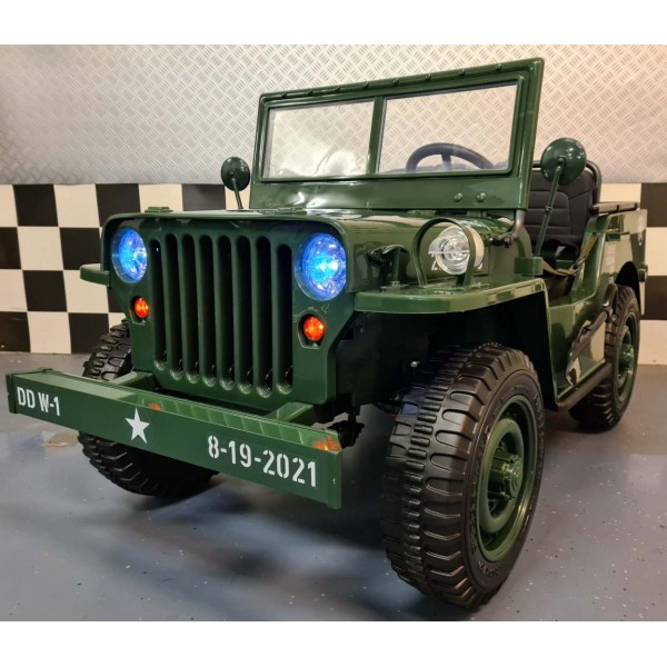 Παιδικό Αυτοκίνητο Official Licensed Jeep Willys 24V Πράσινο